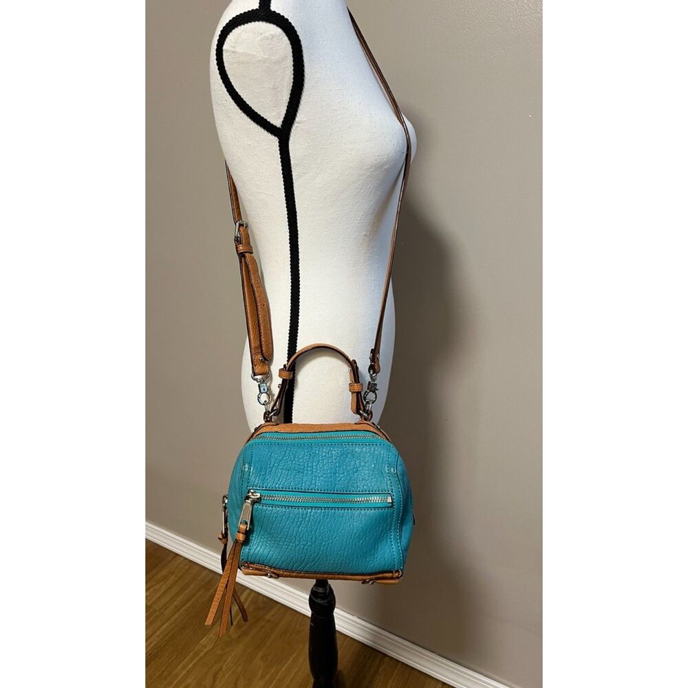 Rebecca Minkoff Caleb Color leather satchel/crossbody bag